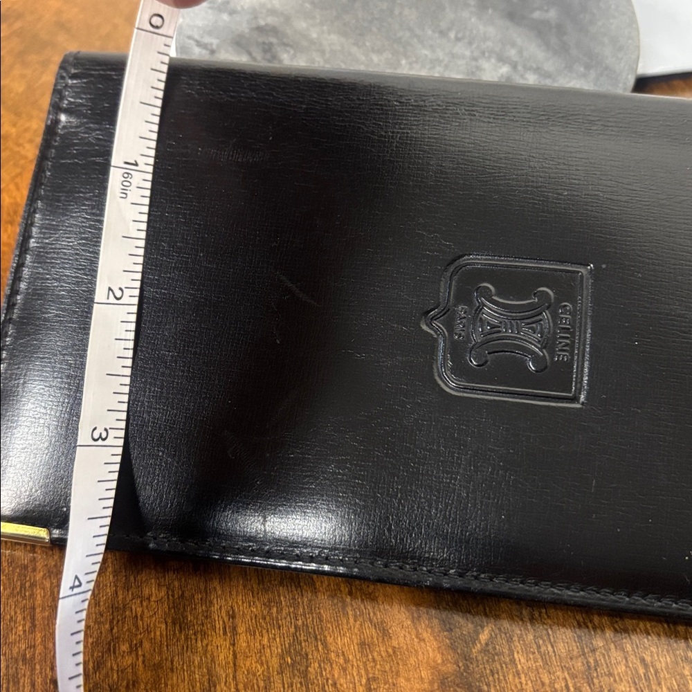 🔥Celine Black Leather long wallet - Picture 10 of 12